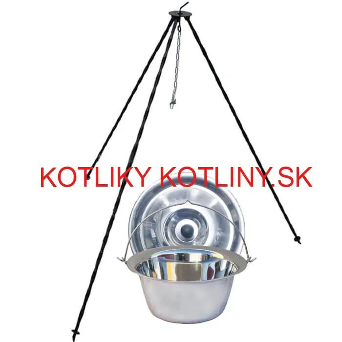 Nerezový kotlík 14 L INOX + pokrievka + stojan CLASSIC