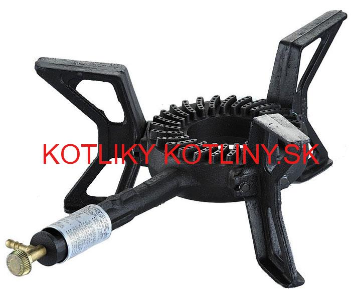 Plynový varič Foker 3P Ghisa FFD 9 kW s termopoistkou