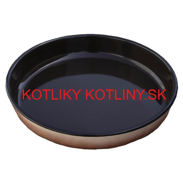 Smaltovaný okruhlý pekáč 38 cm, výška 6,2 cm