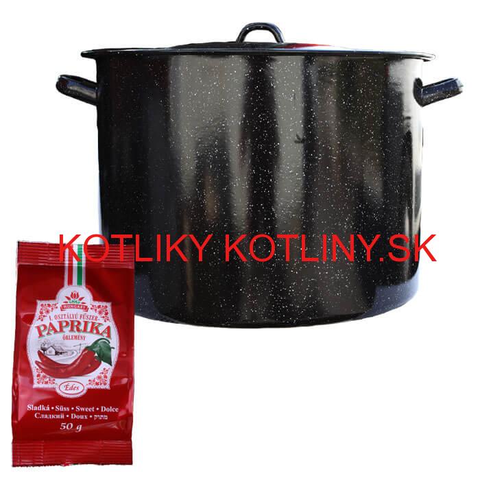 Smaltovaný hrniec 40 L + Paprika 50 g