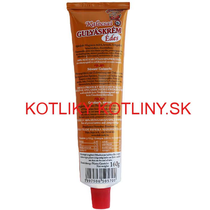 Špecialny sladký krém do gulášu