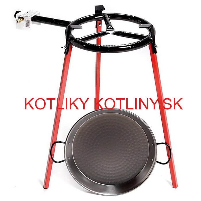 Paella panvica 26 cm s horákom a stojanom