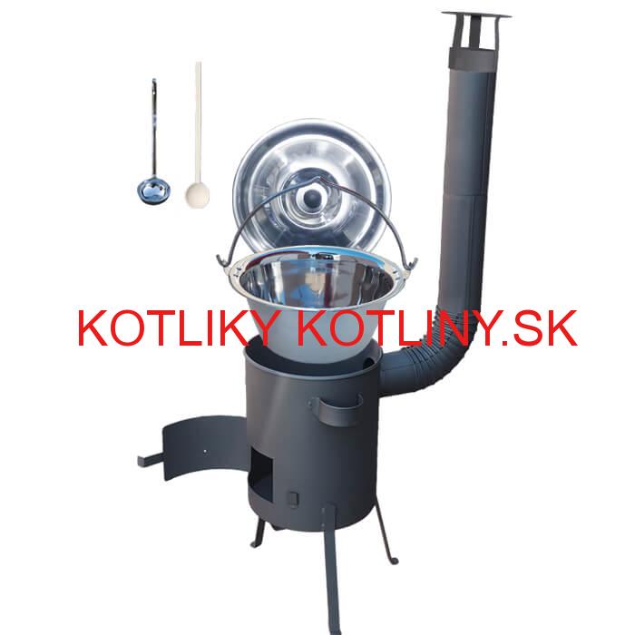 Antikorový kotlík 20 L (1,2 mm) + žiaruvzdorná kotlina 42 PLUS 600 4 MM