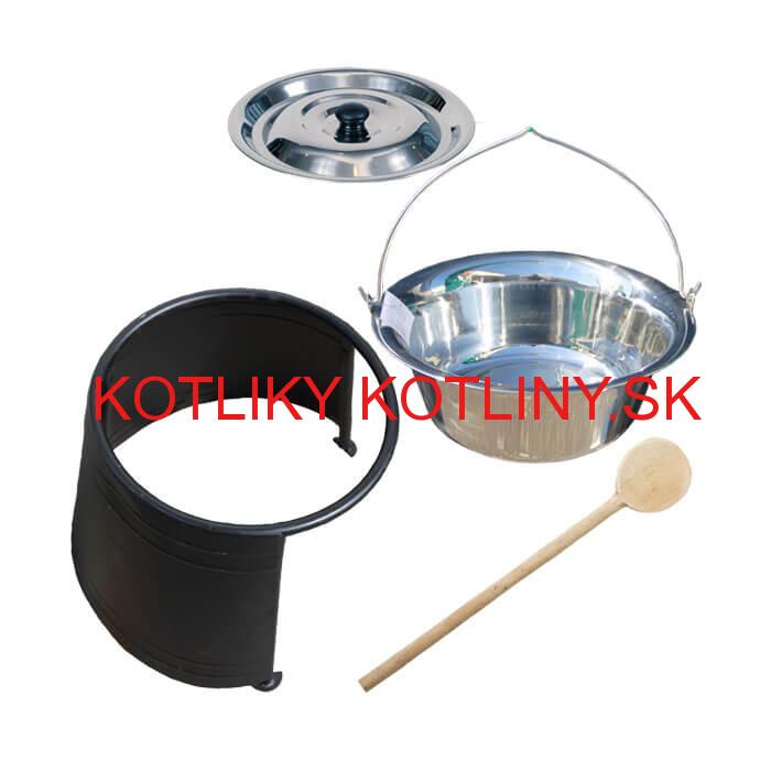 Antikorový kotlík 22 L + chránič plameňa