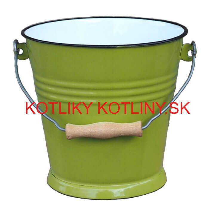 Smaltované vedro 5 l GREEN