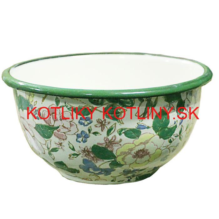 Smaltovaná vzorovaná miska 13 cm DECOR