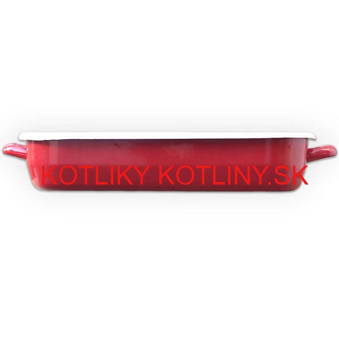 Smaltovaný pekáč 46 x 24 cm ČERVENÝ