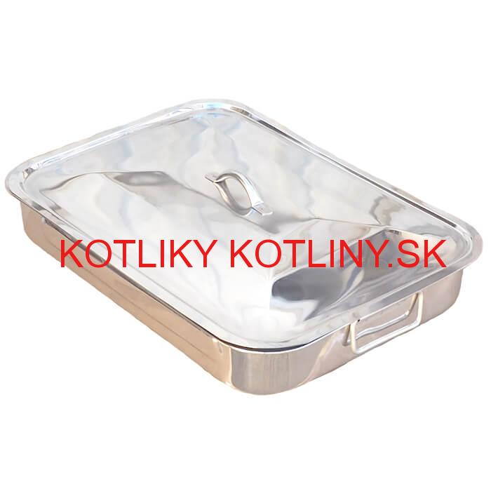 Nerezový pekáč s pokrievkou 42 x 31 cm INOX