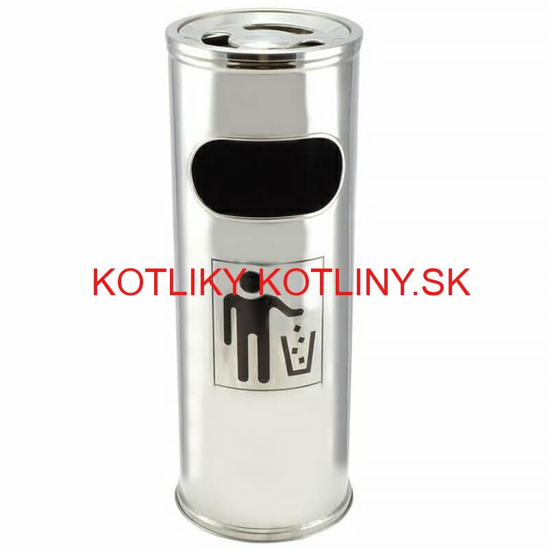 Odpadkový kôš INOX 24,5 cm