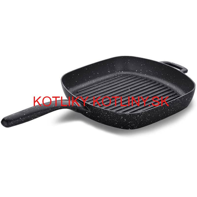 Grilovacia panvica s rúčkou 28 x 28 Grill Plus Volkanit