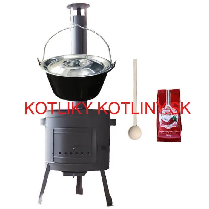 Smaltovaný kotlík 25 L (1,2 mm) + hrubostenná (1,5 mm) žiaruvzdorná kotlina BALKY STRONG 42 PLUS 600
