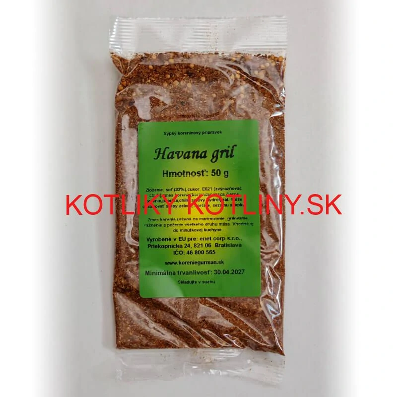 Havana grill koreniaca zmes 50 g