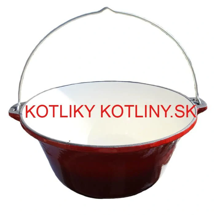 Liatinový kotlík 22 L – smaltovaný povrch