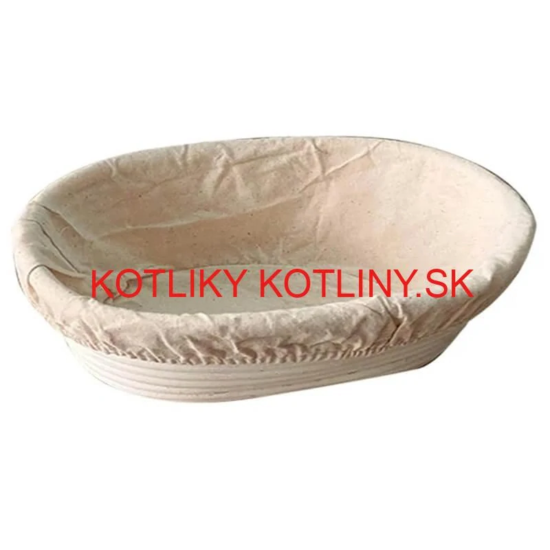 Ratanová miska na kysnutie chleba – oválna
