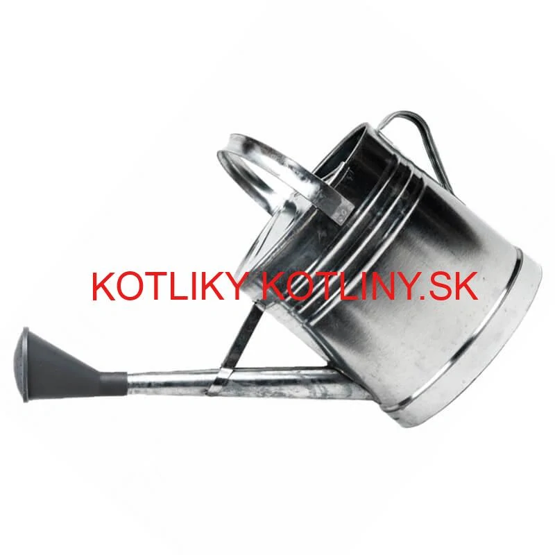 Pozinkovaná krhlica ružicou s 12 l (plechová)