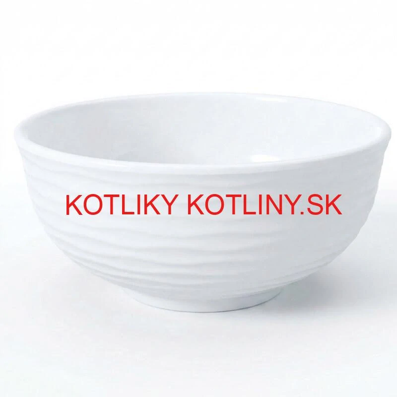 Prémiová biela miska s kamennou štruktúrou 750 ml