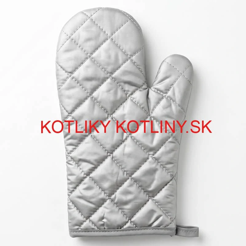 Kuchynská chňapka sivá 28×15 cm — mikrovlákno
