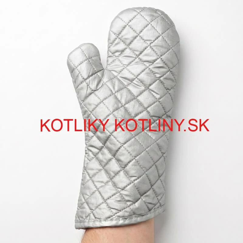 Chňapka strieborná s dlhým rukávom 35 cm