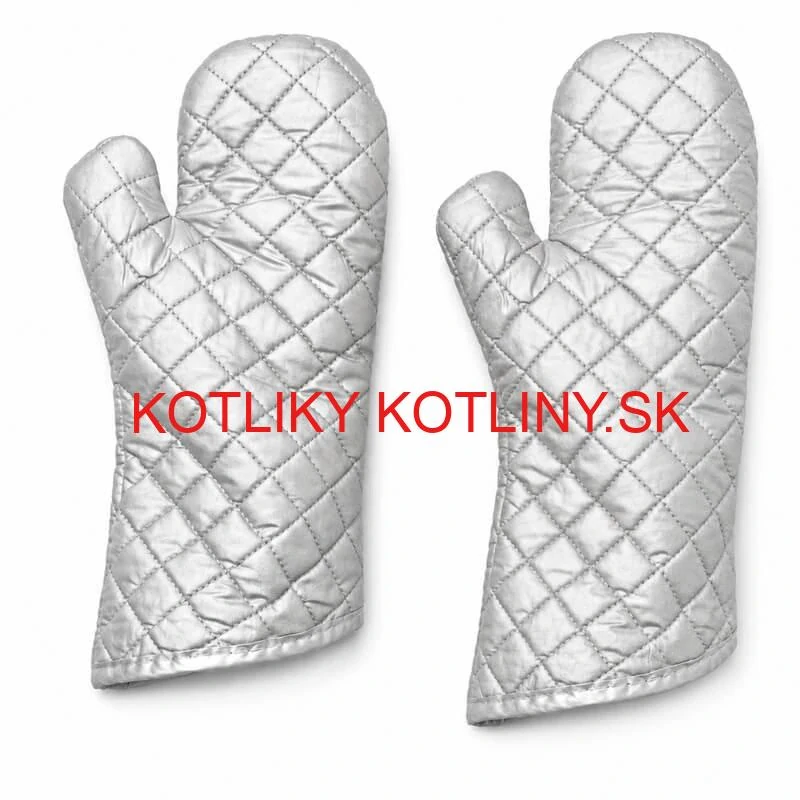 Chňapky strieborné dlhé 35 cm — sada 2 ks