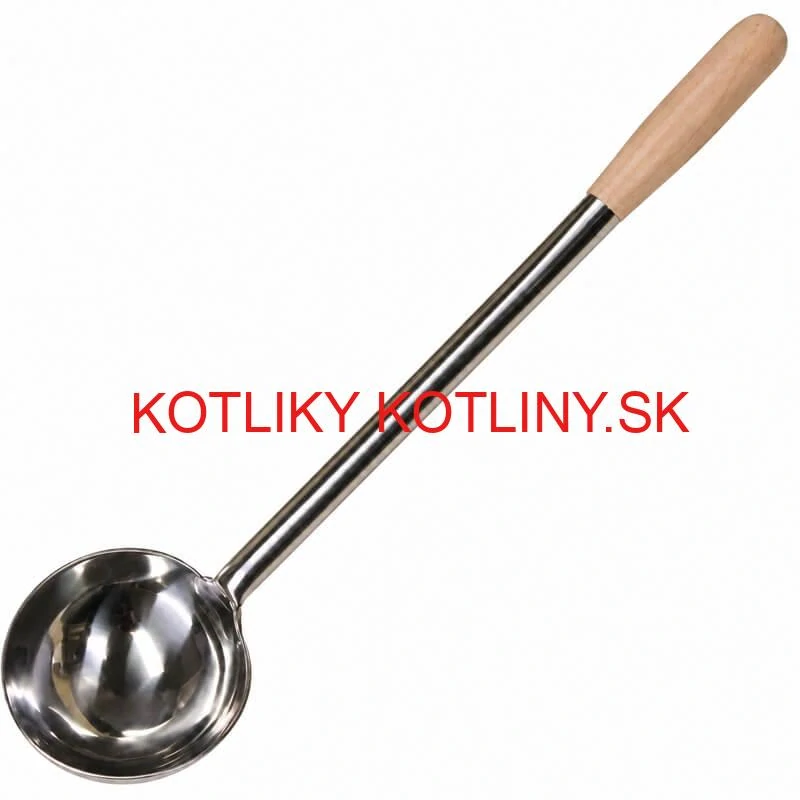 Antikorová naberačka 250 ml s drevenou rúčkou – 51,5 cm