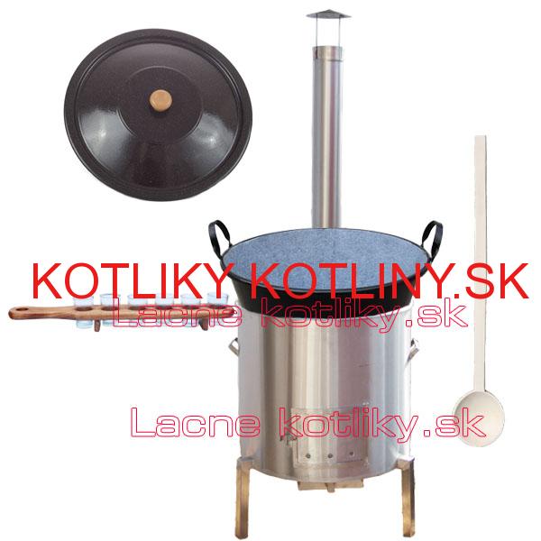 Zabíjačková nerezová súprava 50 L + štamperlíky