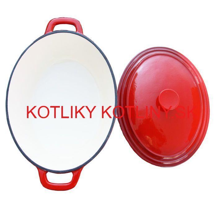 Liatinový pekáč 6,2 L – červený