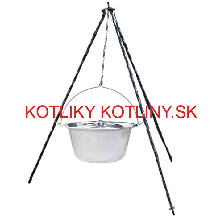 Nerezový kotlík 10 L INOX + pokrievka + stojan CLASSIC
