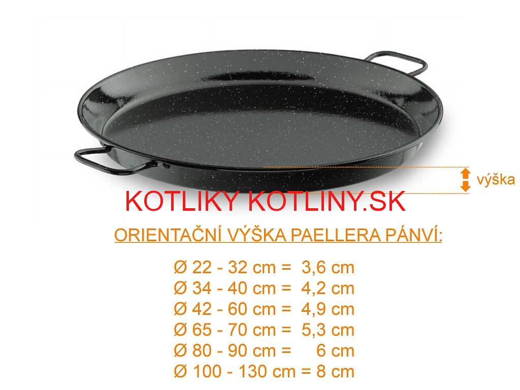 Paella panvica VACA SMALT 70 cm