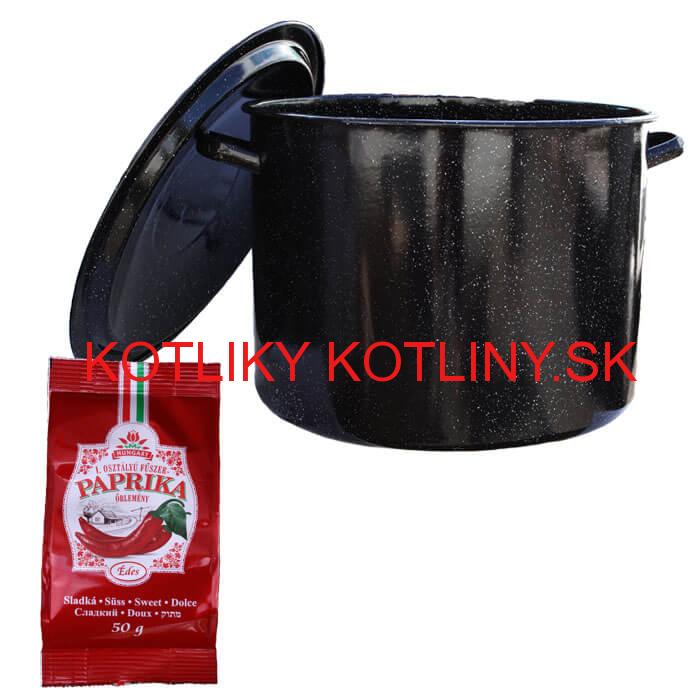 Smaltovaný hrniec 40 L + Paprika 50 g