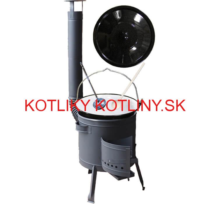 Kotlíkový gulášový set 36 PLUS 600 + smaltovaný kotlík 13 L