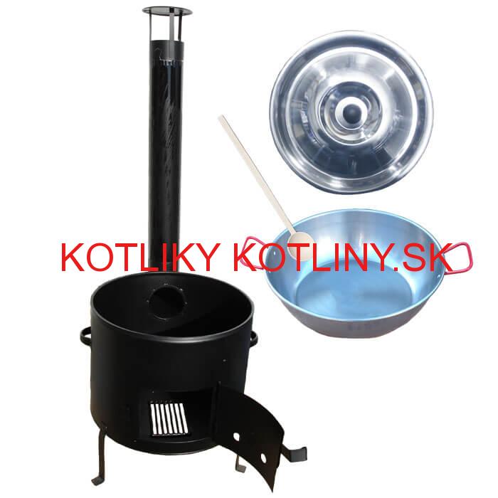 Panvica PAELLA (WOK) 36 cm + kovová kotlina 36 cm GARCIMA