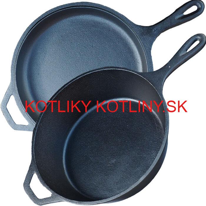 Liatinová panvica s pokrievkou 26,5 cm