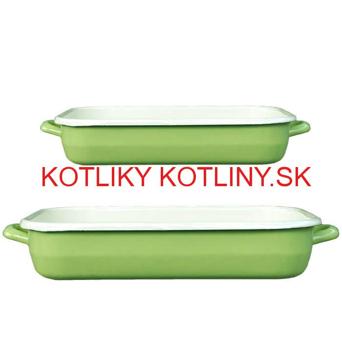 Smaltovane pekáče GREEN 2 ks