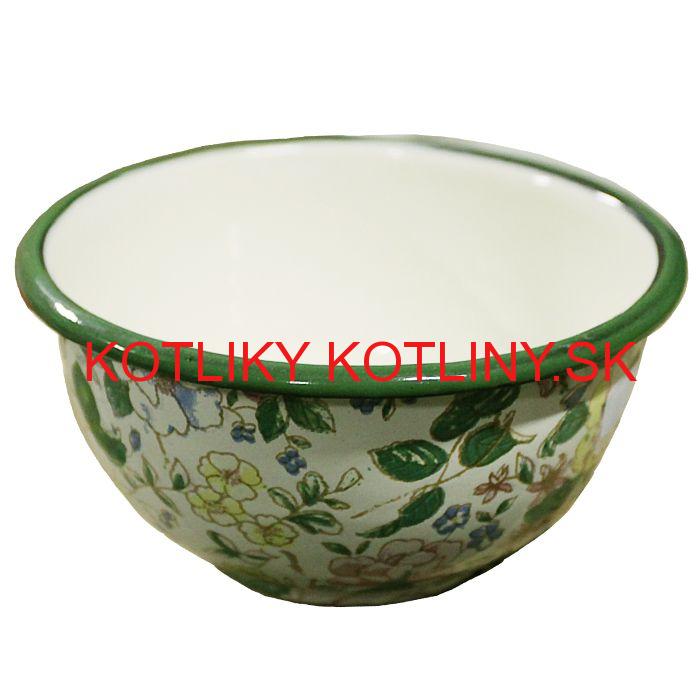 Smaltovaná vzorovaná miska 17 cm DECOR
