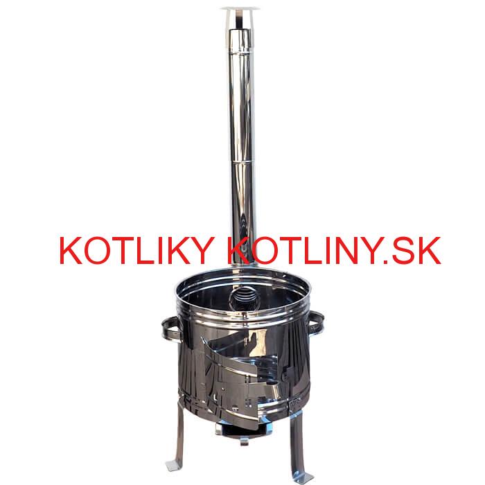 Nerezová kotlina s antikorovou úpravou 36 cm INOX