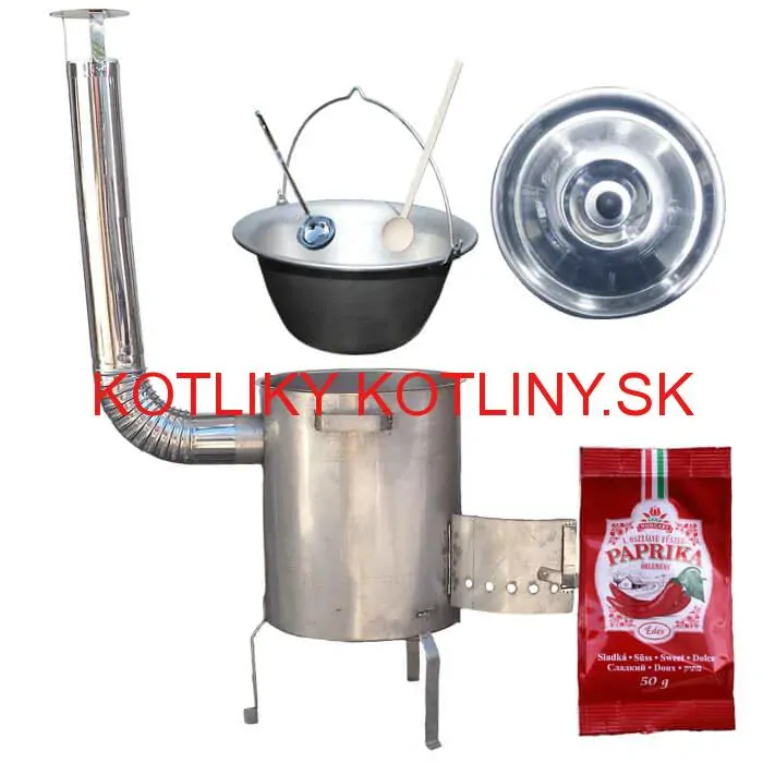 Nerezový kotlík 20 L (1,5 mm) + nerezová kotlina (1,5 mm) 39 cm STRONG EXCLUSIVE