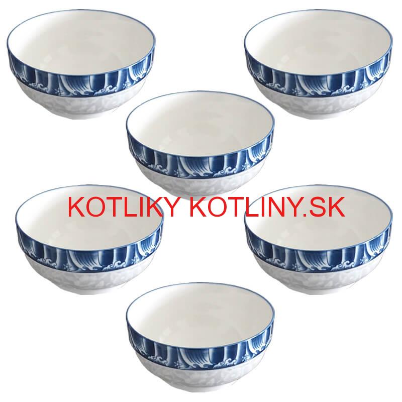 Keramické misky na servírovanie gulášu 15 cm 6 ks