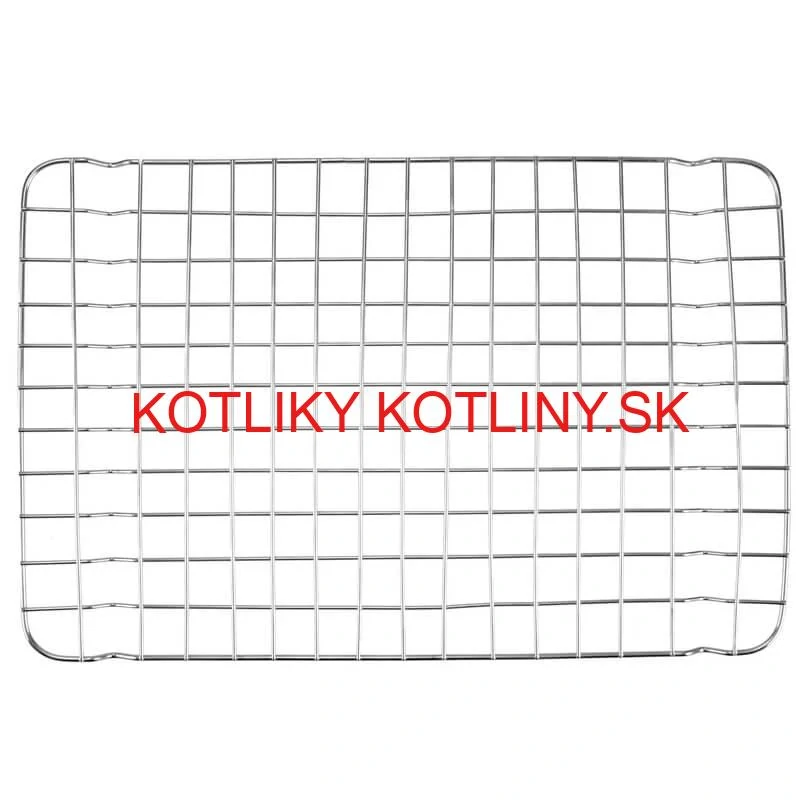 Nerezový rošt na pekáč na grilovanie a pečenie 39 x 25 cm