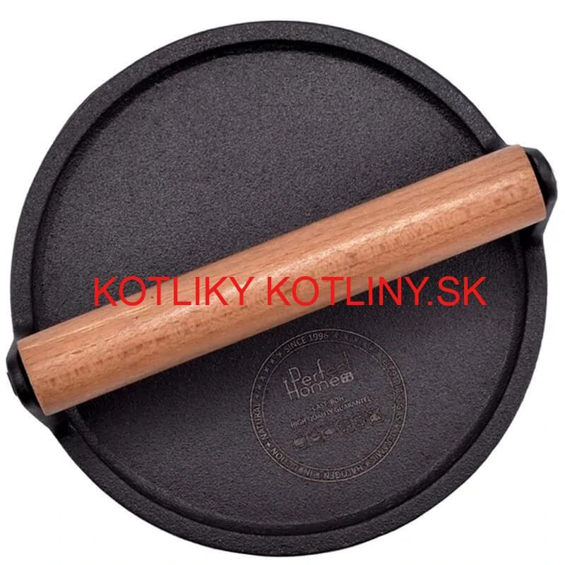 Liatinový lis na mäso 18 cm okrúhly HAMBURGER