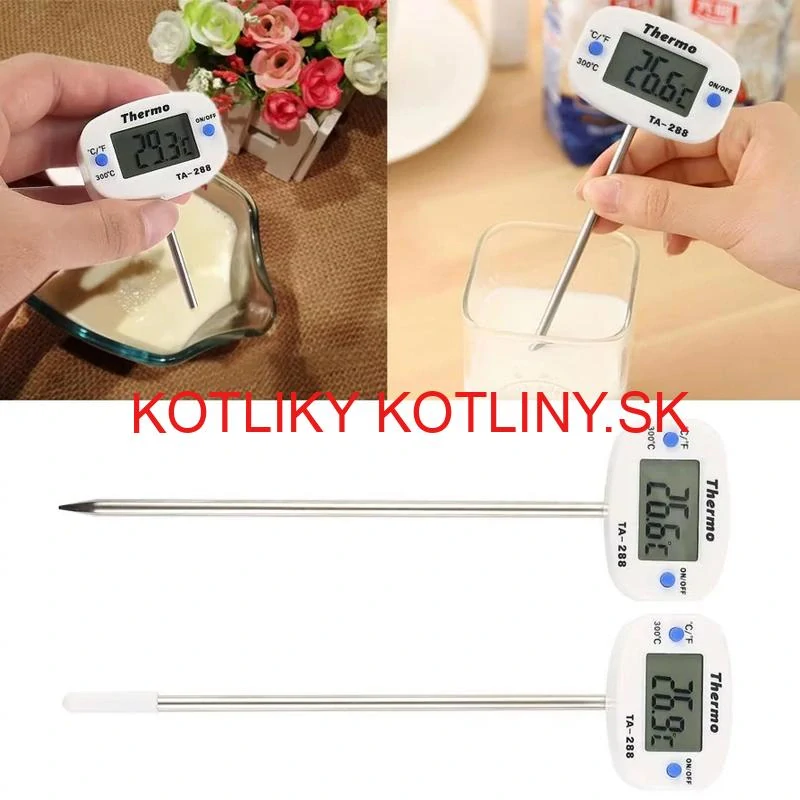 Kuchynský digitálny teplomer