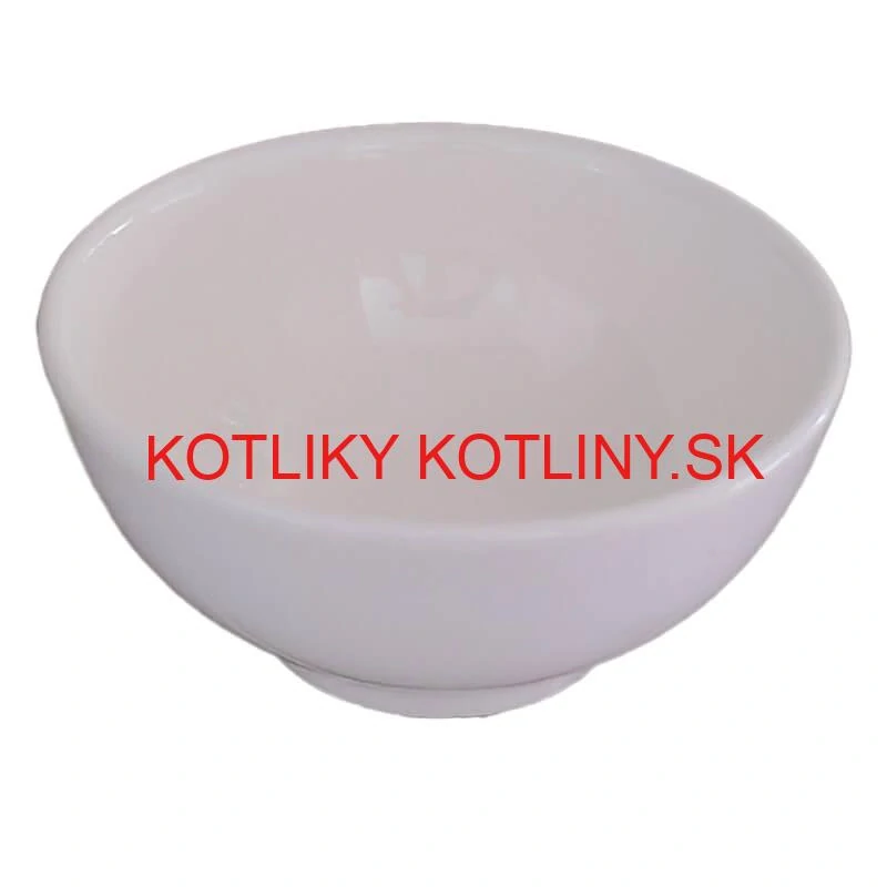 Keramické misky na servírovanie gulášu 15 cm 6 ks biele