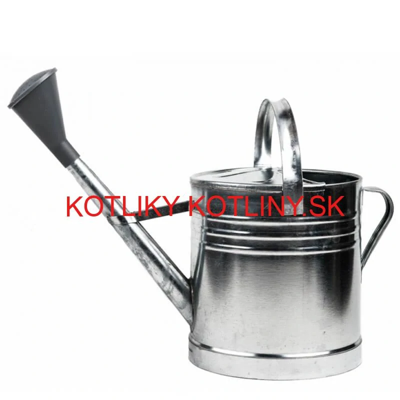 Pozinkovaná krhlica ružicou s 12 l (plechová)