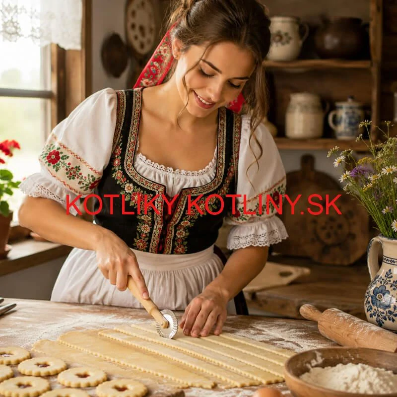 Drevené radielko na cesto 17 cm – vlnkovité koliesko 5 cm