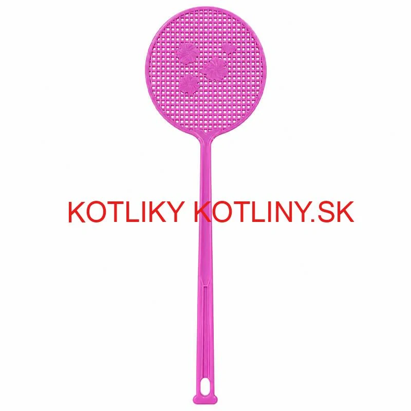 Plastová plácačka na muchy 49 cm – mix farieb