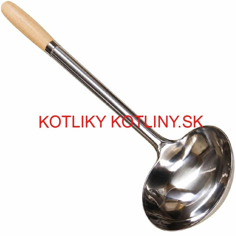 Antikorová naberačka 250 ml s drevenou rúčkou – 51,5 cm