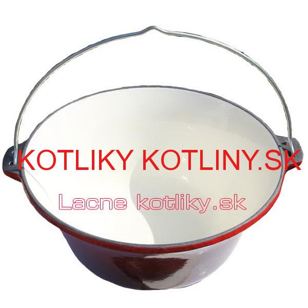 Liatinový kotlík 10,8 L – smaltovaný povrch
