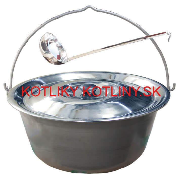 Nerezový kotlík 10 L (1,5 mm) + antikorová pokrievka