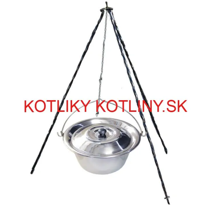 Nerezový kotlík 8 L INOX  + pokrievka + stojan CLASSIC