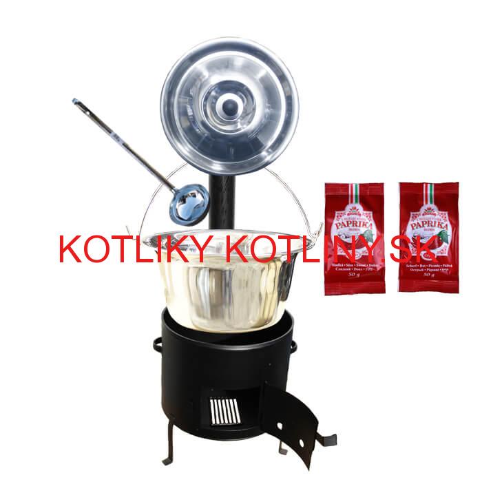 Kotlíkový gulášový set 36 CLASSIC + 15 L antikorový kotlík (1,2 mm)