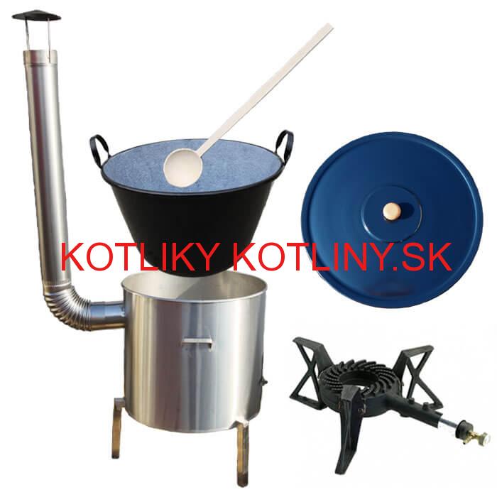 Zabíjačková nerezová súprava 80 L + horák KEMPER
